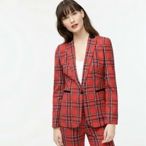 J Crew Parked Blazer/ Stewart Tartan/Size 14